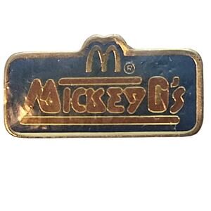 Vintage McDonalds MickeyDs Crew Pinback
